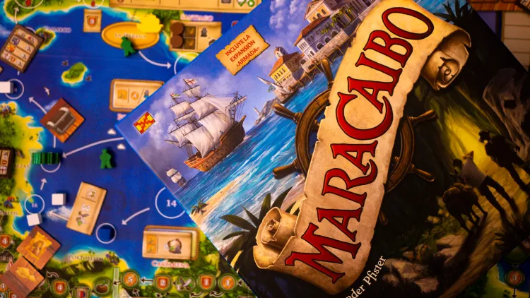Maracaibo, el juego de mesa para niños de 12 años con fascinantes viajes en navíos