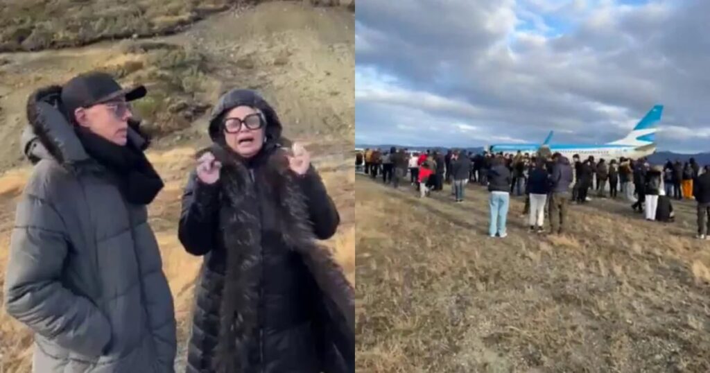 Marcelo Polino y Carmen Barbieri recibieron una amenaza de bomba en su vuelo desde Ushuaia: “Fue terrible, nos bajaron de emergencia”