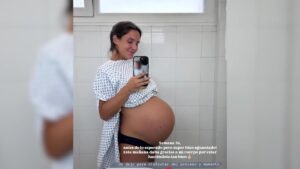 Marta Pombo ingresa en el hospital para dar a luz