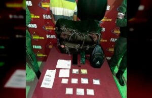 Más de 17 kilos de cocaína fueron incautados por efectivos de la GNB en Aragua