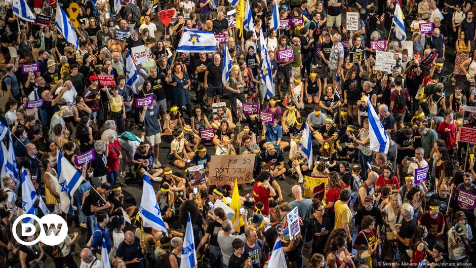 Miles de personas protestan en Israel para exigir tregua – DW – 08/09/2024