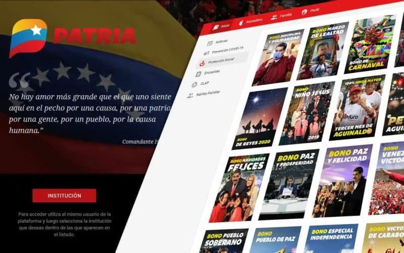 Plataforma Patria inició pago de dos bonos-Agencia Carabobeña de Noticias – ACN – Economía