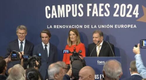 Presidenta del Parlamento Europeo se reúne con Edmundo González