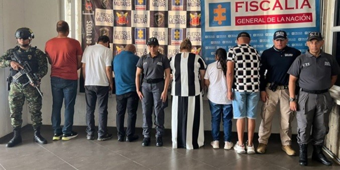Presos 10 miembros de red de tráfico de migrantes en Colombia