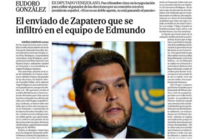 Primero Justicia anunció la "autoexclusión" de Eudoro González por haber participado en el exilio forzado de Edmundo González