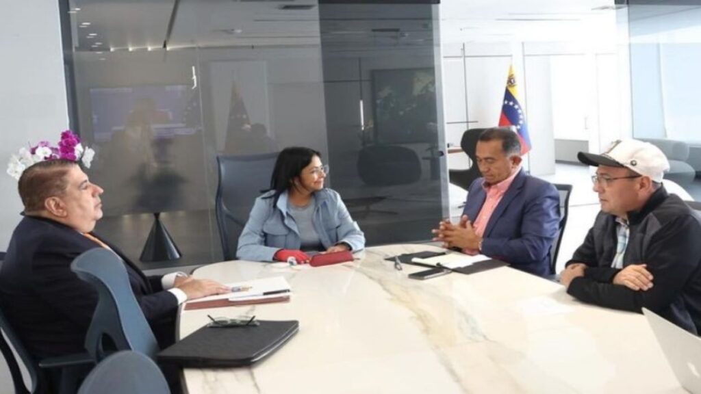 Sergio Garrido consiguió recursos para nuevas obras tras reunirse con Delcy Rodríguez 