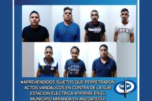 Venezuela: Siete detenidos por “atentado” a subestación eléctrica en Anzoátegui