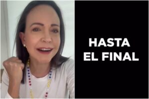 “Te vas, Nicolás” El conmovedor mensaje con el que Machado invitó a participar de la protesta del 28 de septiembre (+Video)