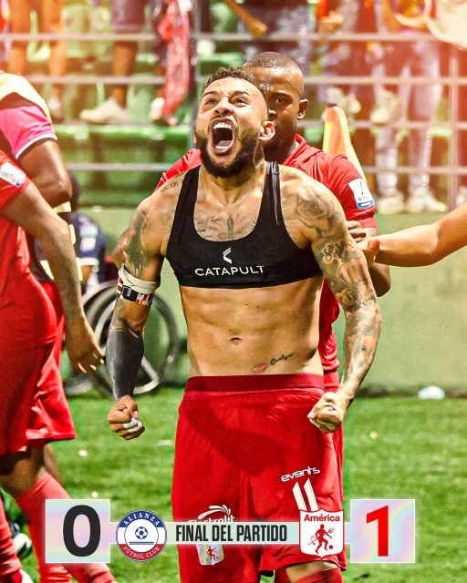 Triunfo agónico de América de Cali sobre Alianza en Valledupar