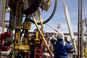 Venezolanos en Houston manifestaron contra Chevron para exigir que detenga la producción de petróleo (+Video)