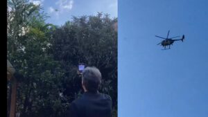 exalcalde Quintero dice que la alcaldía 'Fico' lo hostiga con helicóptero