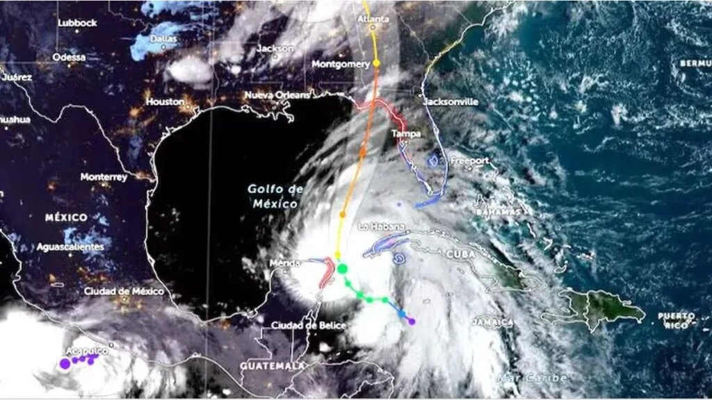 la tormenta tropical Helene crece y declaran estado de emergencia en Florida por temor a un huracán