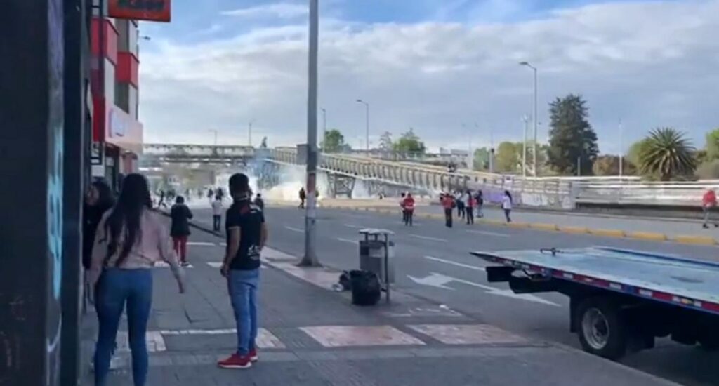 razón disturbios en Universidad Nacional y afectación movilidad