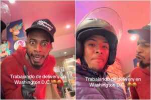 repartidor venezolano fue acosado por un empleado en Estados Unidos y el video se hace viral (+Videos)