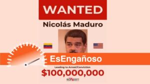 ¿Subió a $100 millones el monto de recompensa que ofrece EEUU por Maduro?