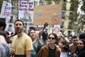 22.000 personas salen a las calles de Madrid contra los precios del alquiler y amenazan con impagos