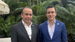 Alcalde de Cali se reunió con el presidente de Ecuador, Daniel Noboa