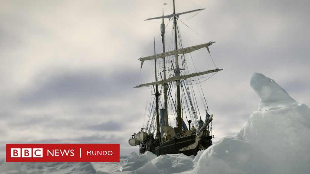 Antártida: las extraordinarias imágenes que muestran el barco hundido en la Antártica de la expedición de Shackleton como nunca antes se había visto
