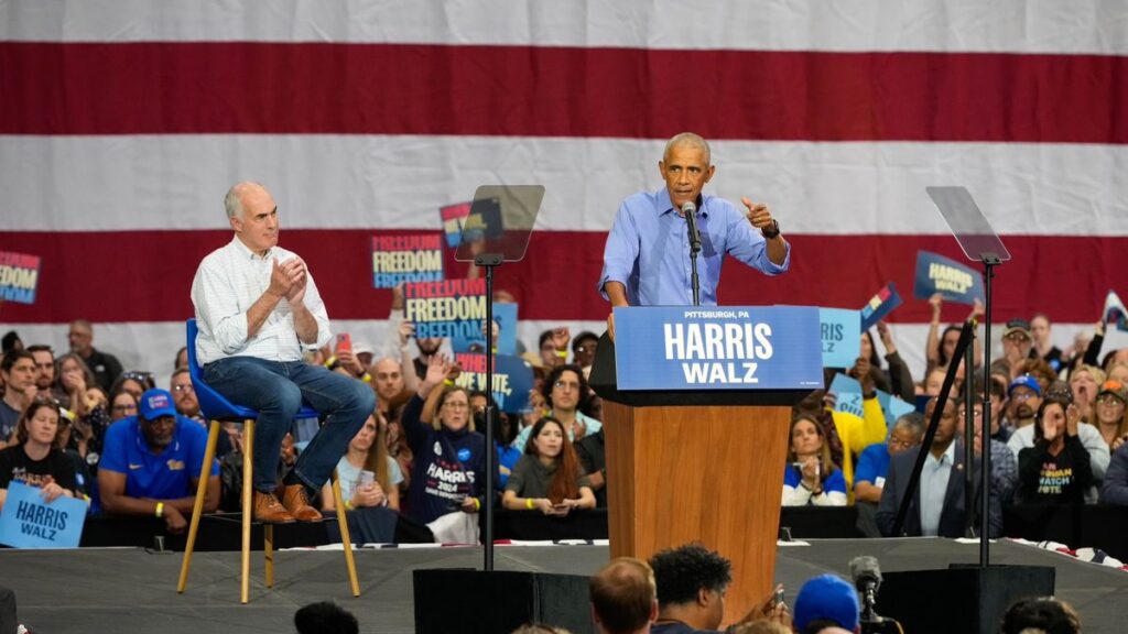 Barack Obama encabezó un acto en apoyo a Kamala Harris y arremetió contra Donald Trump