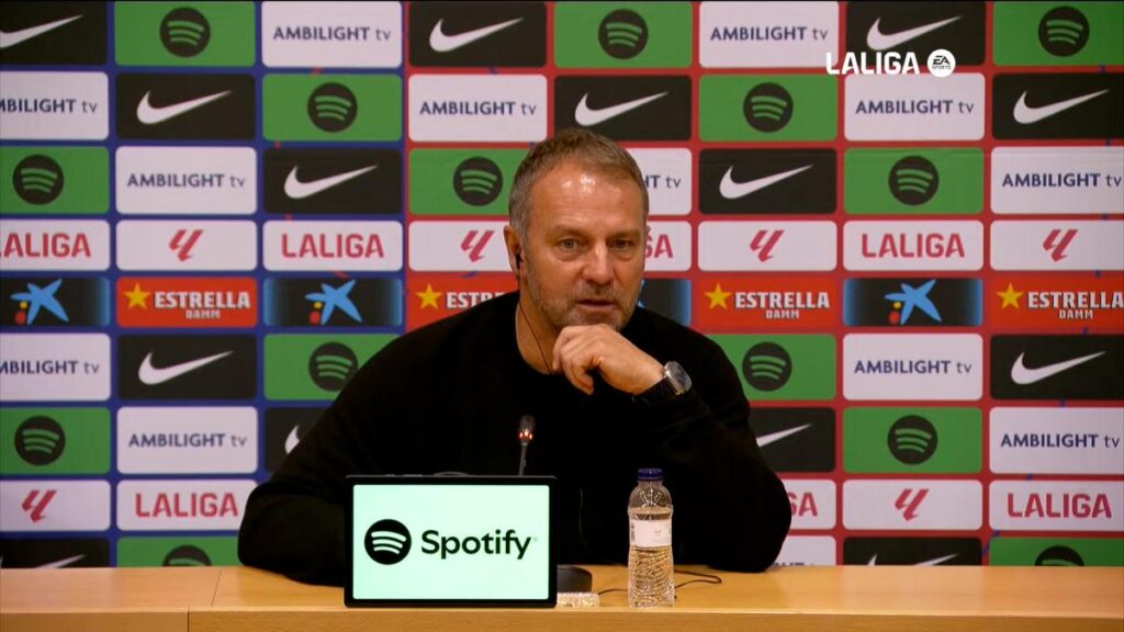 Barcelona: Hansi Flick: "Ver el campo así con Gavi me ha puesto la piel de gallina"