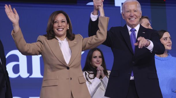 Biden dice que hay que "encerrar" a Trump "políticamente" y Trump pide a Harris que condene el comentario