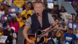 Bruce Springsteen apoyó a Kamala Harris y afirmó que Donald Trump es un tirano