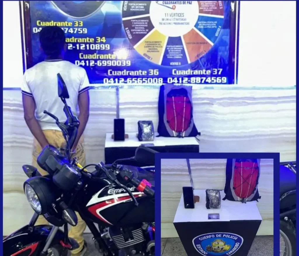 Capturado por microtráfico de drogas en Las Palmitas