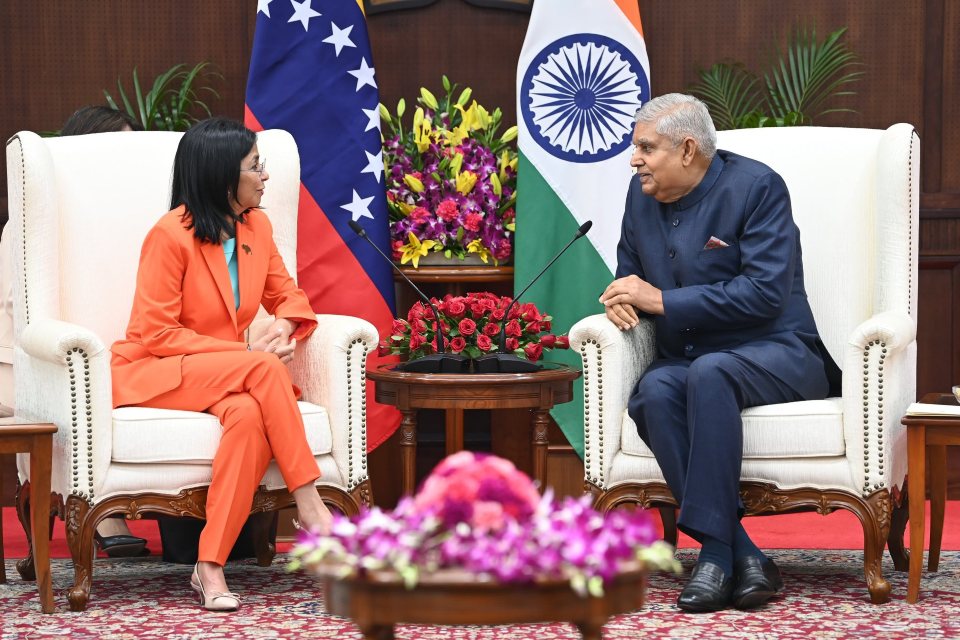 Delcy Rodríguez llegó a India para reforzar relaciones tras cumbre de los Brics