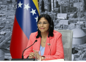 Delcy Rodríguez participa en la 56° reunión de Monitoreo de la OPEP
