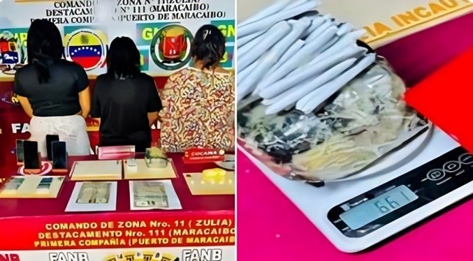 Detienen a tres mujeres con 20 envoltorios de marihuana