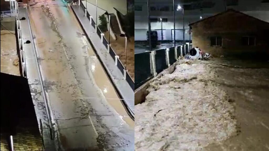El puente de Vilamarxant de Valencia, completamente agrietado y al límite de derrumbarse