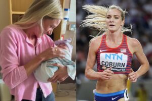 Emma Coburn, madre de una niña por gestación subrogada
