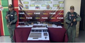GNB recupera cinco fusiles y 238 cartuchos en el estado Falcón