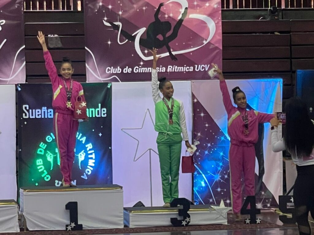 Gimnasta guaireña se destacó en evento capitalino
