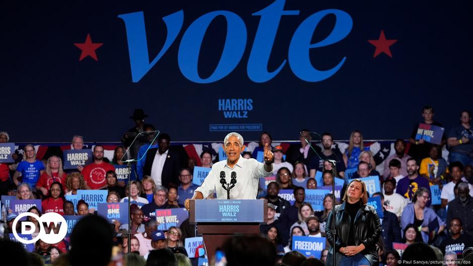 Harris recibe apoyo de Obama y de celebridades en Atlanta – DW – 25/10/2024