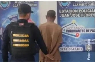 Hombre solicitado quedó preso en Puerto Cabello