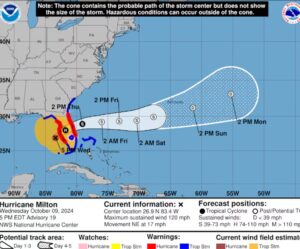 Huracán Milton, se acerca a Tampa: alertas por tornados y fuertes lluvias - AlbertoNews