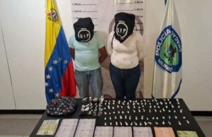 Incautan 100 sobres de cocaína en Chacao