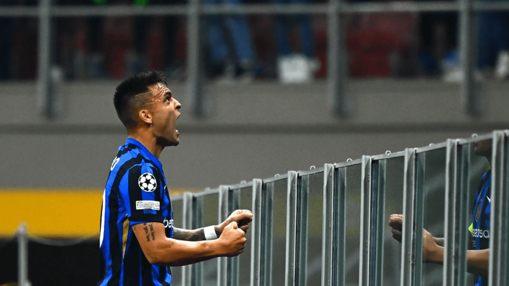 Inter festejó su primer triunfo en la Champions con otro gol de Lautaro Martínez