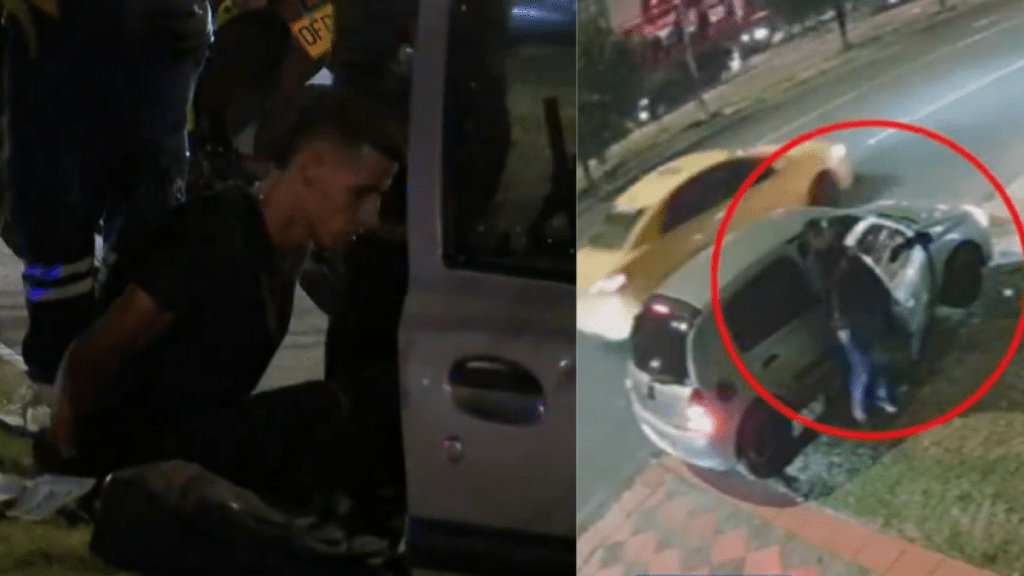 Joven que usó carro de tía para robar en norte de Bogotá mintió: este video lo delataría