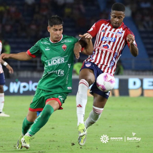 Junior vence a Patriotas con gol agónico de Marco Pérez