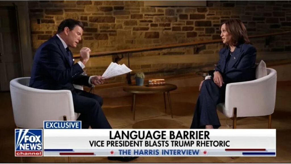 Kamala Harris habló por televisión y fue dura contra Donald Trump