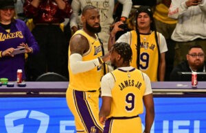 LeBron y Bronny James son el primer dúo padre-hijo en jugar un partido de NBA
