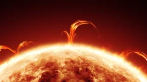 Logran mediciones del campo magnético de la corona solar en sus regiones polares