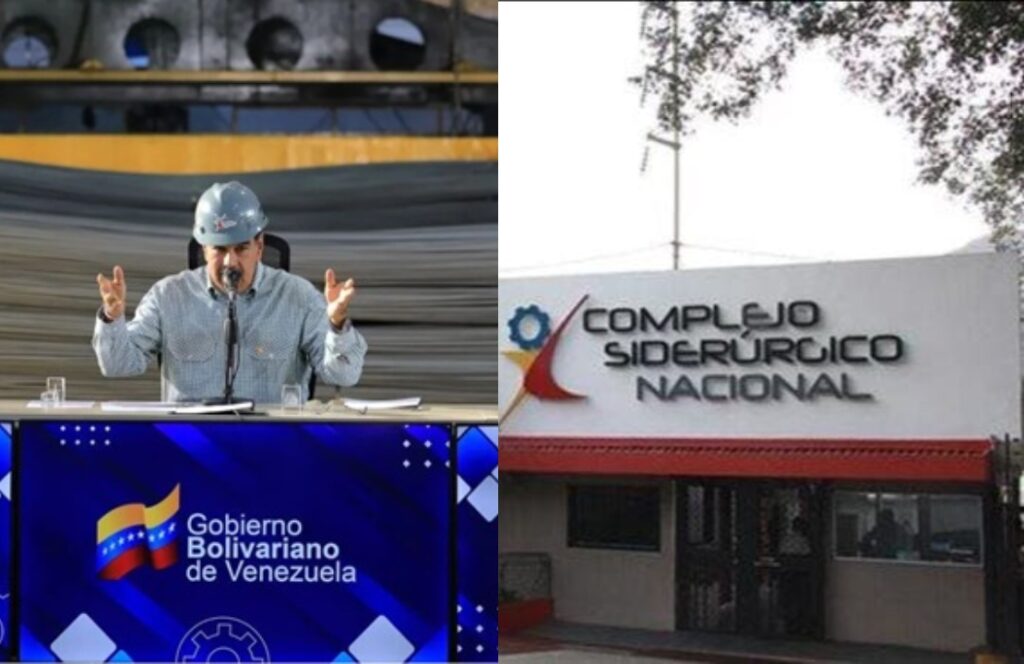 Nicolás Maduro llama al sector privado a reactivar Complejo Siderúrgico Nacional