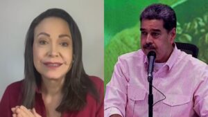 Maduro: ‘Se fue’, Maria Corina: ‘Estoy aquí’