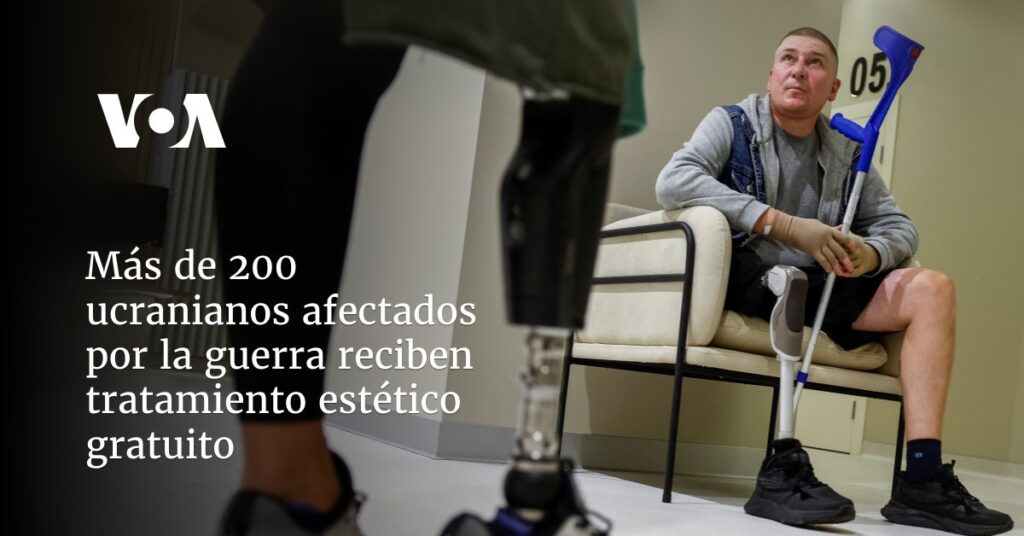 Más de 200 ucranianos afectados por la guerra reciben tratamiento estético gratuito