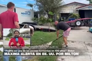 Máxima alerta en Florida ante la proximidad del huracán Milton en categoría 4
