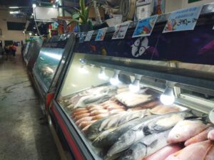 Pescado fresco en El Mosquero