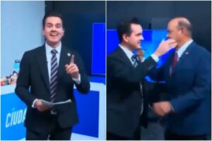 Polémica en redes por la forma en la que fue despedido un conductor de televisión en vivo (+Video)
